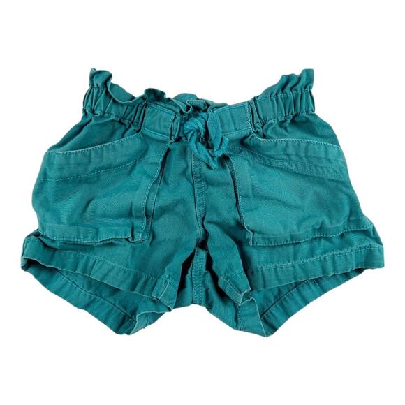 Tea Collection Teal Tie Shorts Teal size 3 - Picture 1 of 7
